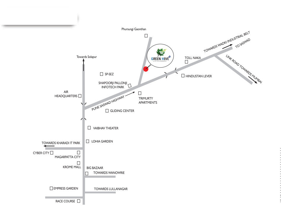  green hive plus wing a6 Location Plan