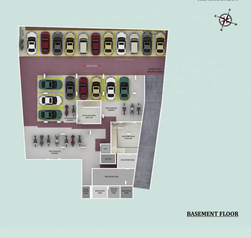  up town UP Town Cluster Plan for basment Floor