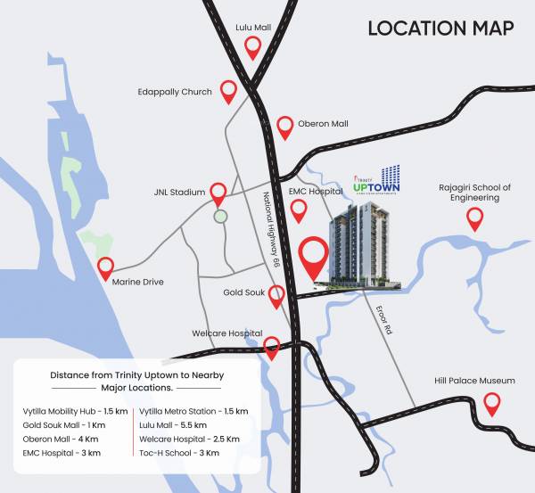  up-town Location Plan