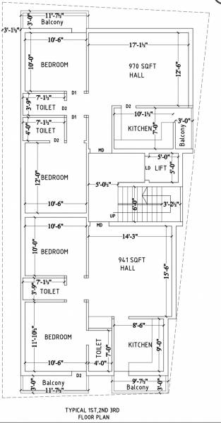  sgm Arjun SGM Cluster Plan from 1st to 3rd Floor