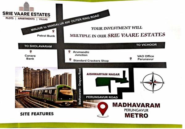 Location Plan aishwariyam-township-phase-1 Location Plan