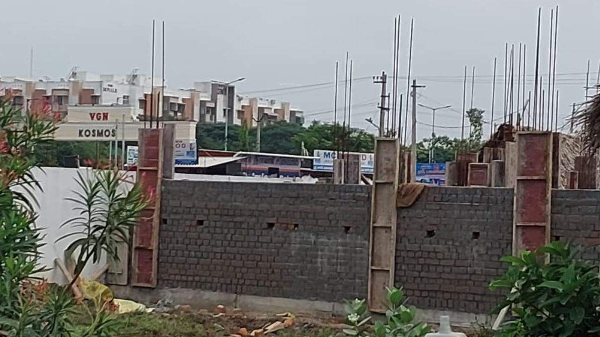  thiru kumaran villa Construction Status Aug 25