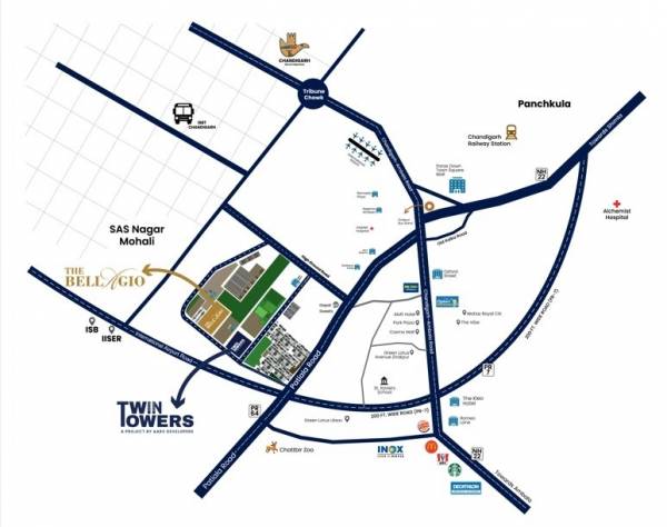 Location Plan twin-towers Location Plan