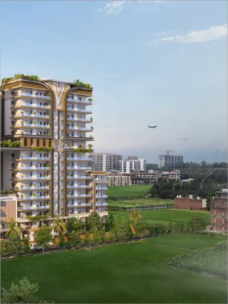 Elevation twin-towers Elevation