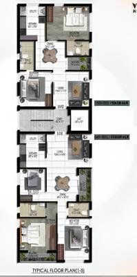  gayatri Harmony Gayatri Cluster Plan from 1st to 5th Floor