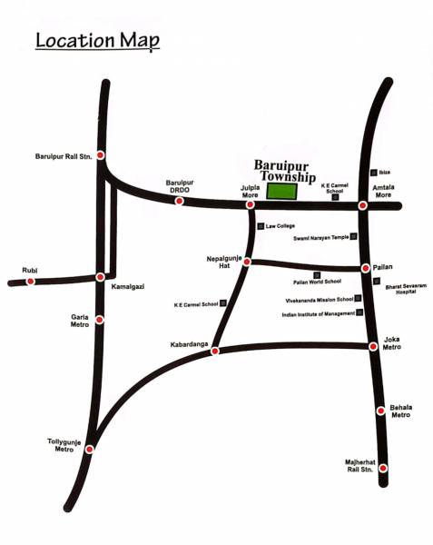  baruipur-township Location Plan