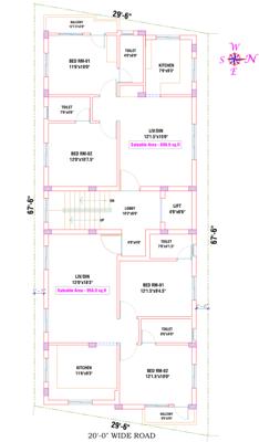  aquila Arjun Aquila Cluster Plan from 1st to 3rd Floor