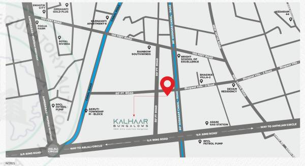  kalhaar-bungalows Location Plan