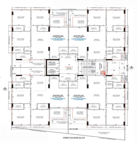  sarvasva-pearl A Cluster Plan for 1st Floor