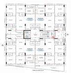 A Cluster Plan for 1st Floor  sarvasva-pearl A Cluster Plan for 1st Floor