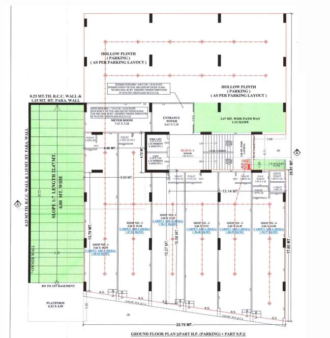  sarvasva pearl A Cluster Plan for ground Floor