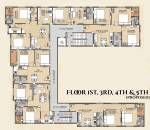  exotica Exotica Cluster Plan from 1st to 5th Floor