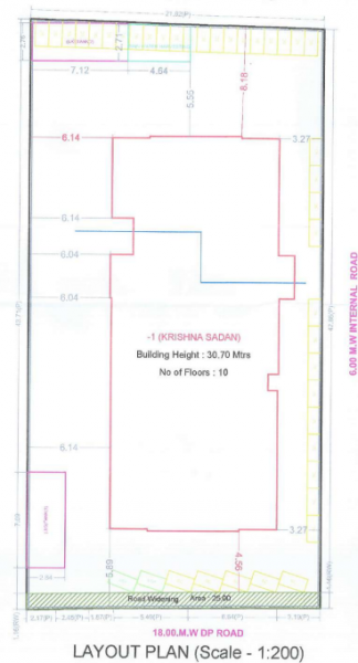  krishna-sadan Layout Plan