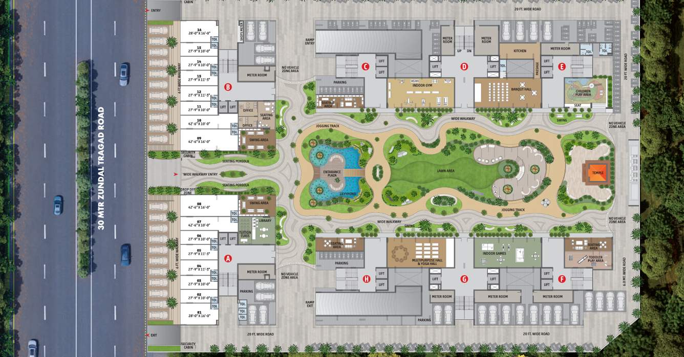  the park by parmeshwar Layout Plan