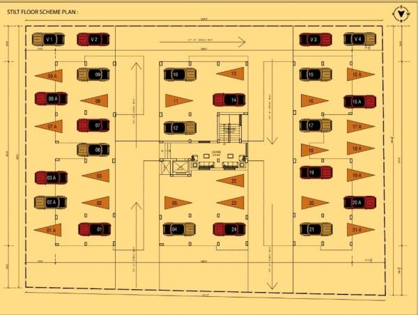 Saara Cluster Plan for ground Floor saara-homes Saara Cluster Plan for ground Floor