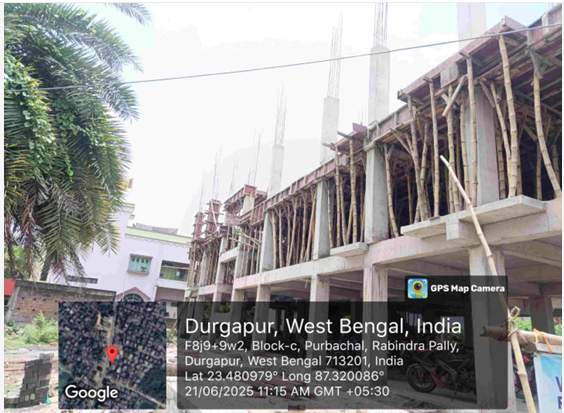  sunshine apartment Construction Status June 25