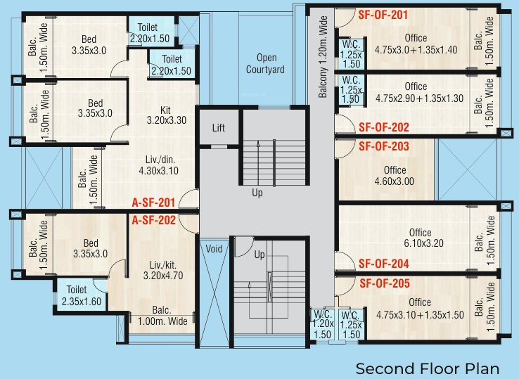  silicon valley Block A Cluster Plan for 2nd Floor