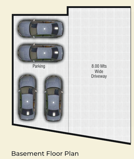  silicon valley Block B Cluster Plan for Basement Floor