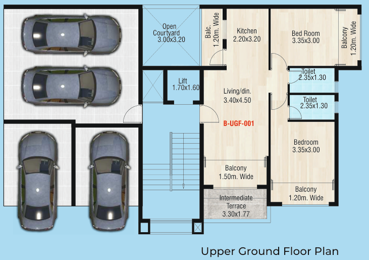  silicon valley Block B Cluster Plan for Upper Ground Floor