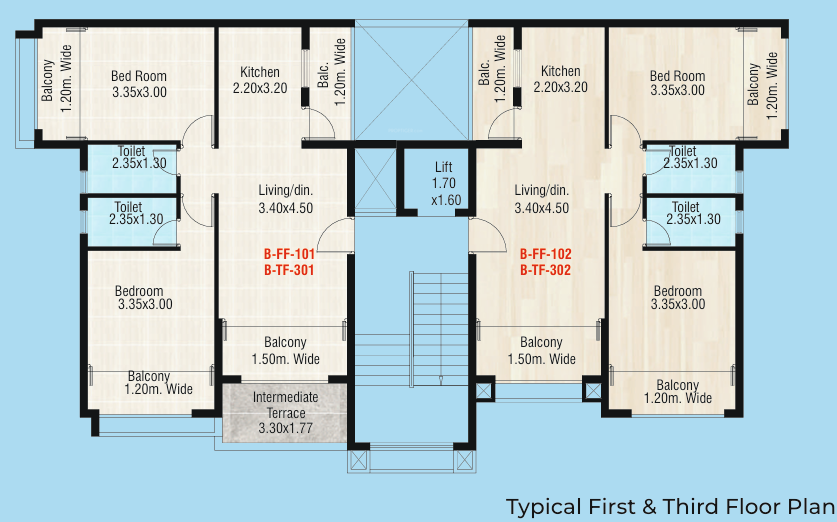  silicon valley Block B Cluster Plan from 1st & 3rd Floor