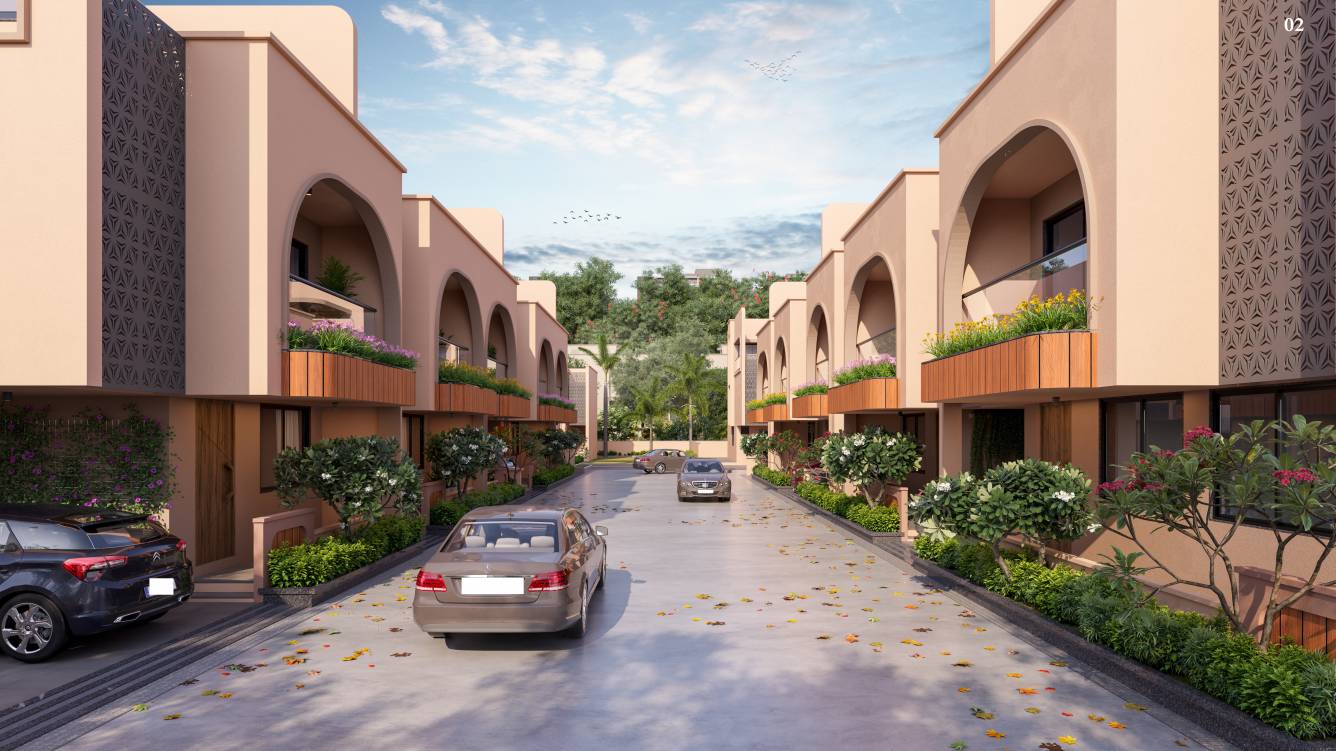 Elevation  aavkar bunglows Elevation