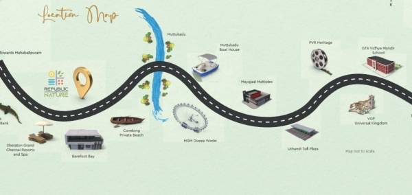  bharathi-ron-luxury-villa Location Plan