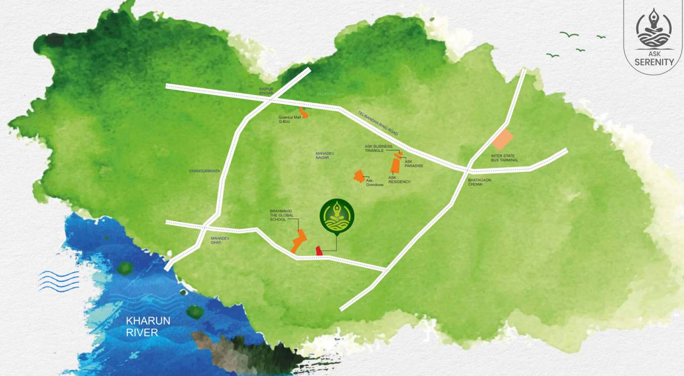  ask serinity Location Plan