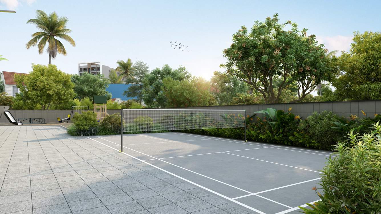 builtech aura Badminton Court