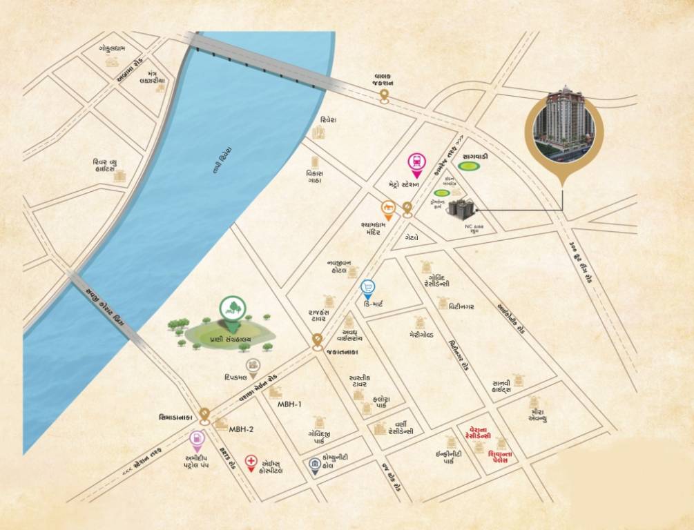  shivantaa sky Location Plan