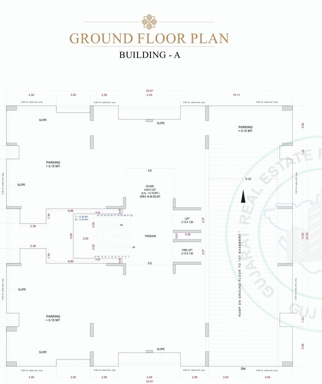  kartavya heights Building A Cluster Plan for ground Floor