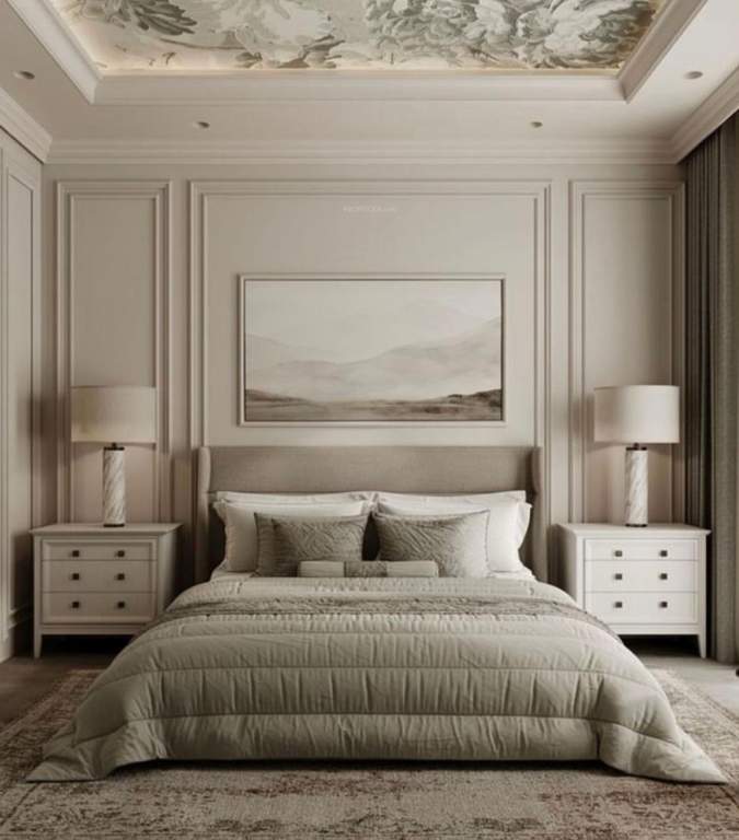  3 side corner park facing Bedroom