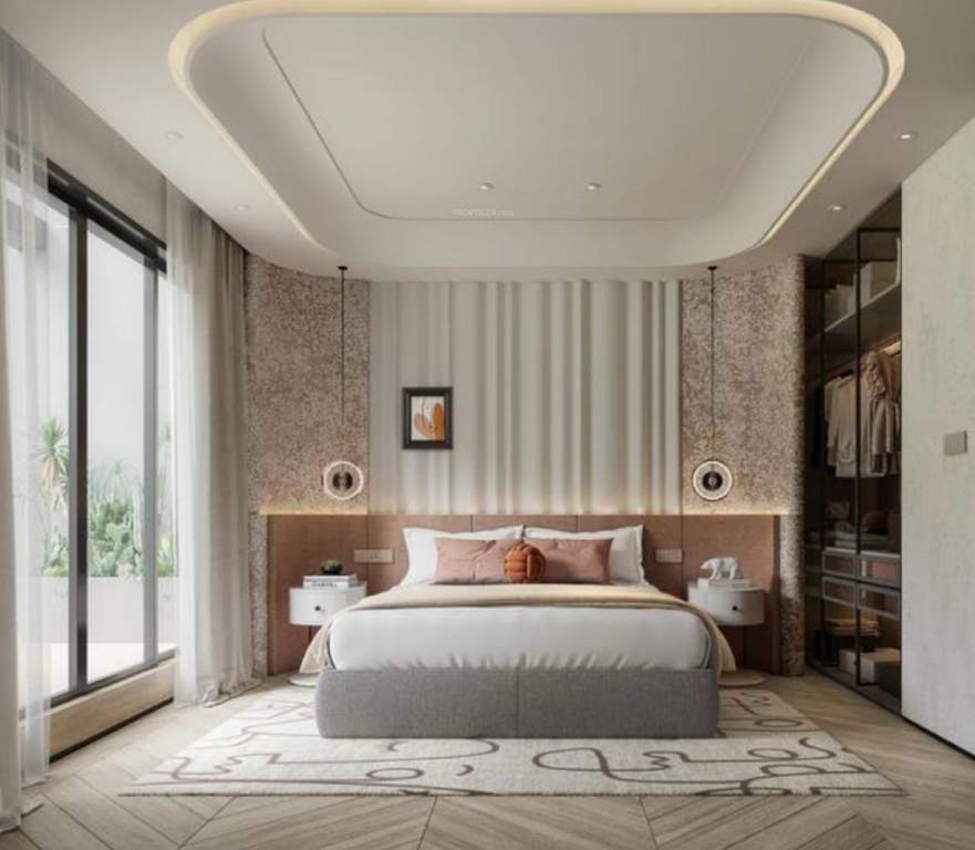  3 side corner park facing Bedroom