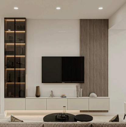  3 side corner park facing Living Area