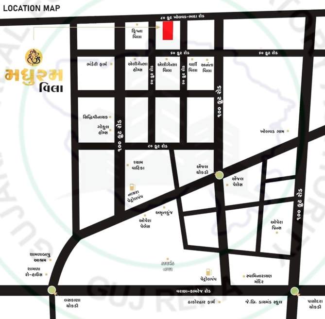  villa Location Plan