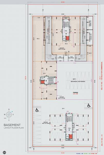 Building A B C Cluster Plan for basement Floor northern-infinity Building A B C Cluster Plan for basement Floor
