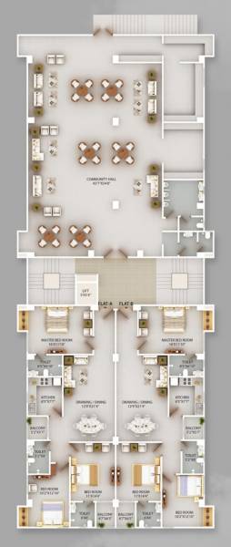 Block A Cluster Plan for 1st Floor priyank-residency Block A Cluster Plan for 1st Floor