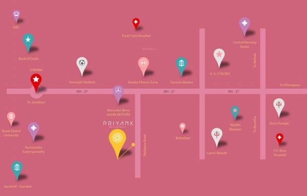 Location Plan priyank-residency Location Plan