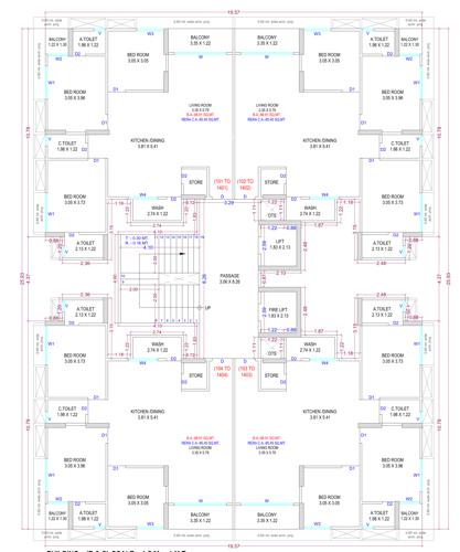 Building B And C Cluster Plan from 1st to 14th Floor silent-tower Building B And C Cluster Plan from 1st to 14th Floor
