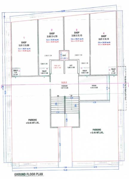 Building B Cluster Plan for ground Floor karunesh-luxuria Building B Cluster Plan for ground Floor