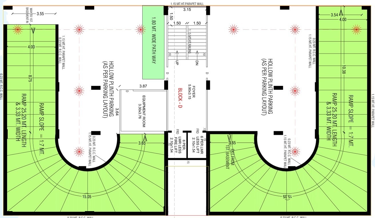  omniketan elegance Block D Cluster Plan Ground Floor