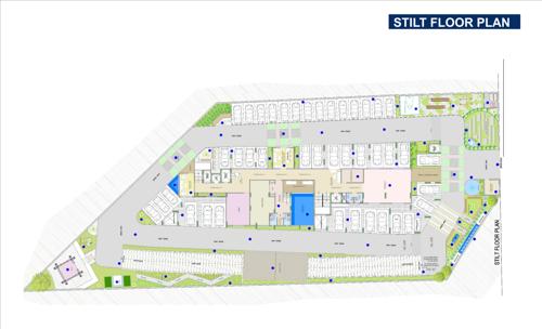  aerovista Aerovista Cluster Plan for Stilt Floor