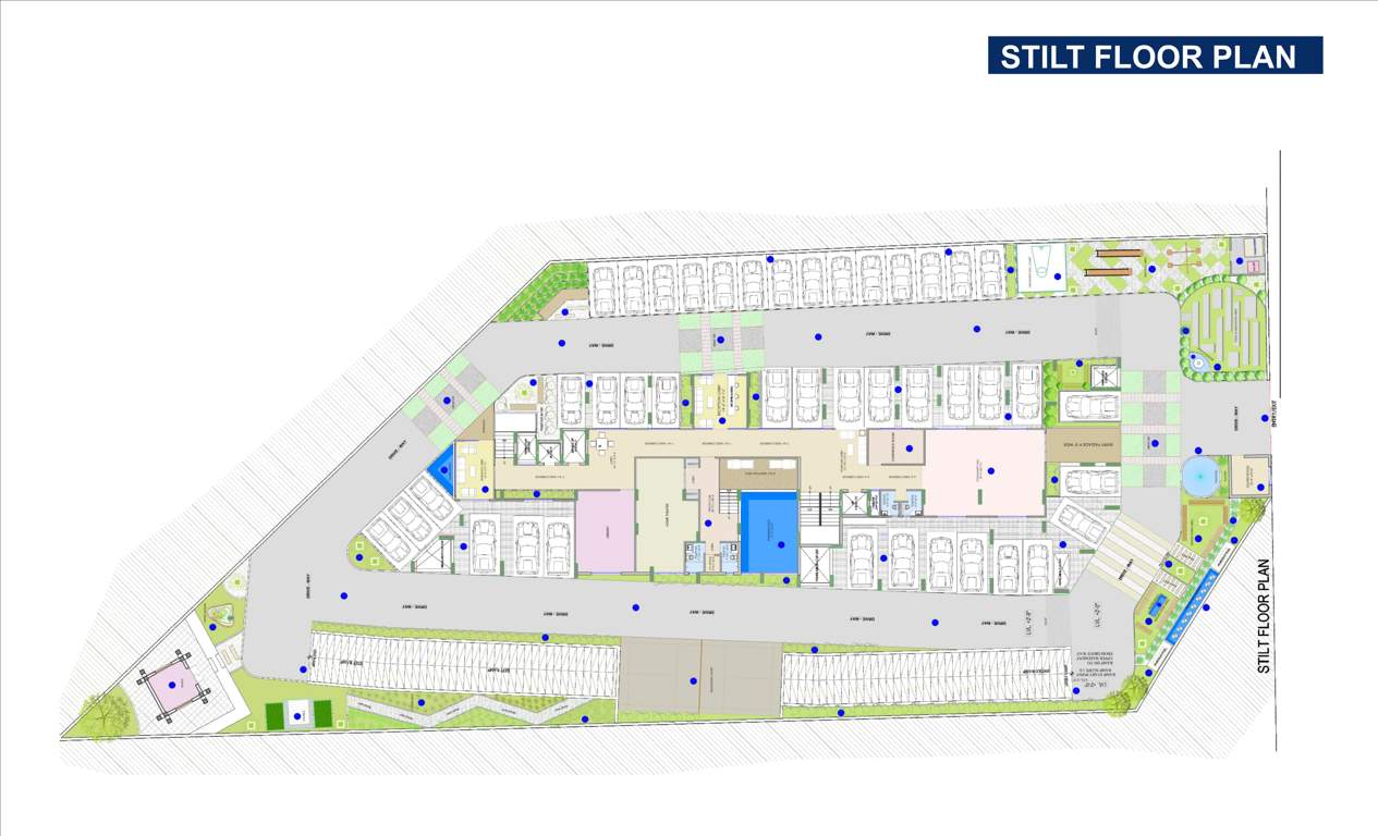  aerovista Aerovista Cluster Plan for Stilt Floor