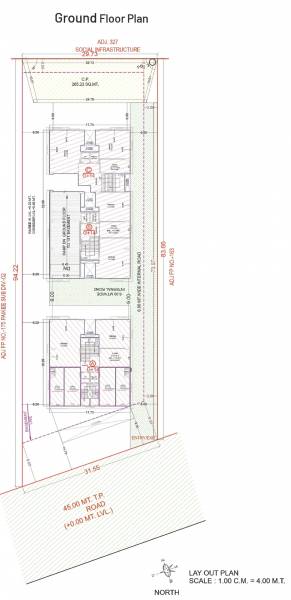  bilipatra-heights Block A, B, C Cluster Plan for ground Floor