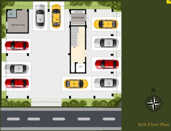  vintage Vintage Cluster Plan for ground Floor
