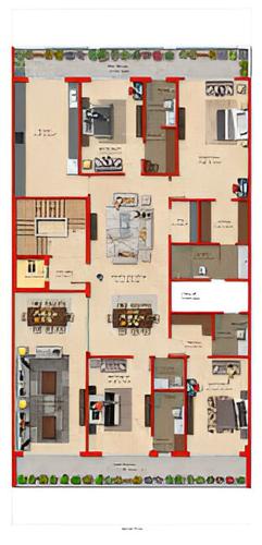 swastik-floors Vridhi Swastik Floors Cluster Plan from 1st to 4th Floor