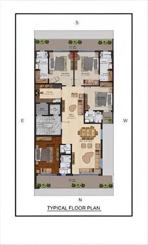  mangaldeep-floors Vridhi Mangaldeep Floors Cluster Plan from 1st to 4th Floor
