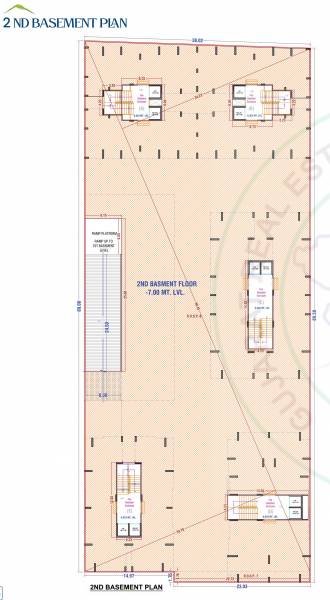  keshavam-valley Block A, B,C, D ,E Cluster Plan for Basement Floor