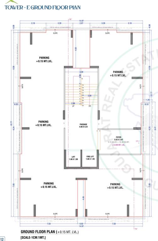  keshavam valley Block E Cluster Plan for ground Floor