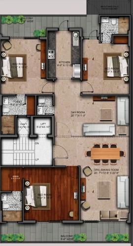 Auspicious Floors Cluster Plan from 1st to 4th Floor auspicious-floors Auspicious Floors Cluster Plan from 1st to 4th Floor