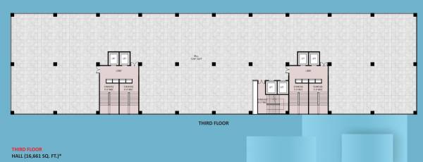  residency Phase 1 Cluster Plan for 3rd Floor